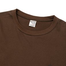画像3: 【40%OFF】CALEE/DROP SHOULDER S.V.D.S.H LOGO TEE ＜NATURALLY PAINT DESIGN＞（BROWN）［ドロップショルダープリントT-24春夏］ (3)