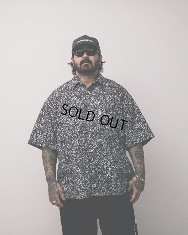 画像4: COOTIE PRODUCTIONS/Allover Printed Broad S/S Shirt（Black）［総柄ブロードシャツ-24春夏］