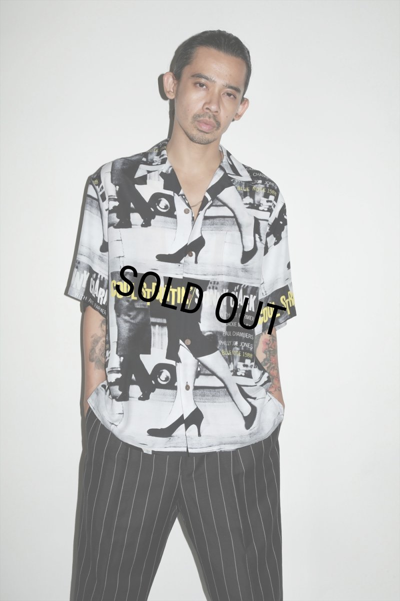 画像3: WACKO MARIA/BLUE NOTE / HAWAIIAN SHIRT（ONE）［ハワイアンシャツ-24春夏］ (3)