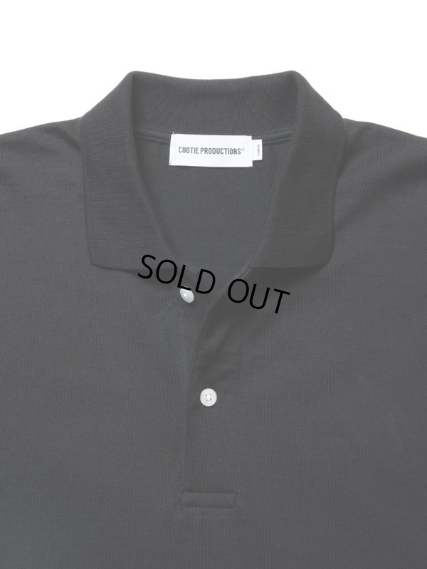 画像4: COOTIE PRODUCTIONS/Jacquard Sleeve S/S Polo（Black）［ジャガードスリーブポロ-24春夏］
