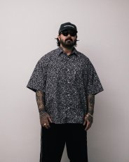 画像3: COOTIE PRODUCTIONS/Allover Printed Broad S/S Shirt（Black）［総柄ブロードシャツ-24春夏］ (3)