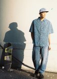 画像8: CHALLENGER/WIDE WASHED DENIM PANTS（WASHED INDIGO）［ワイドウォッシュドデニムパンツ-24春夏］