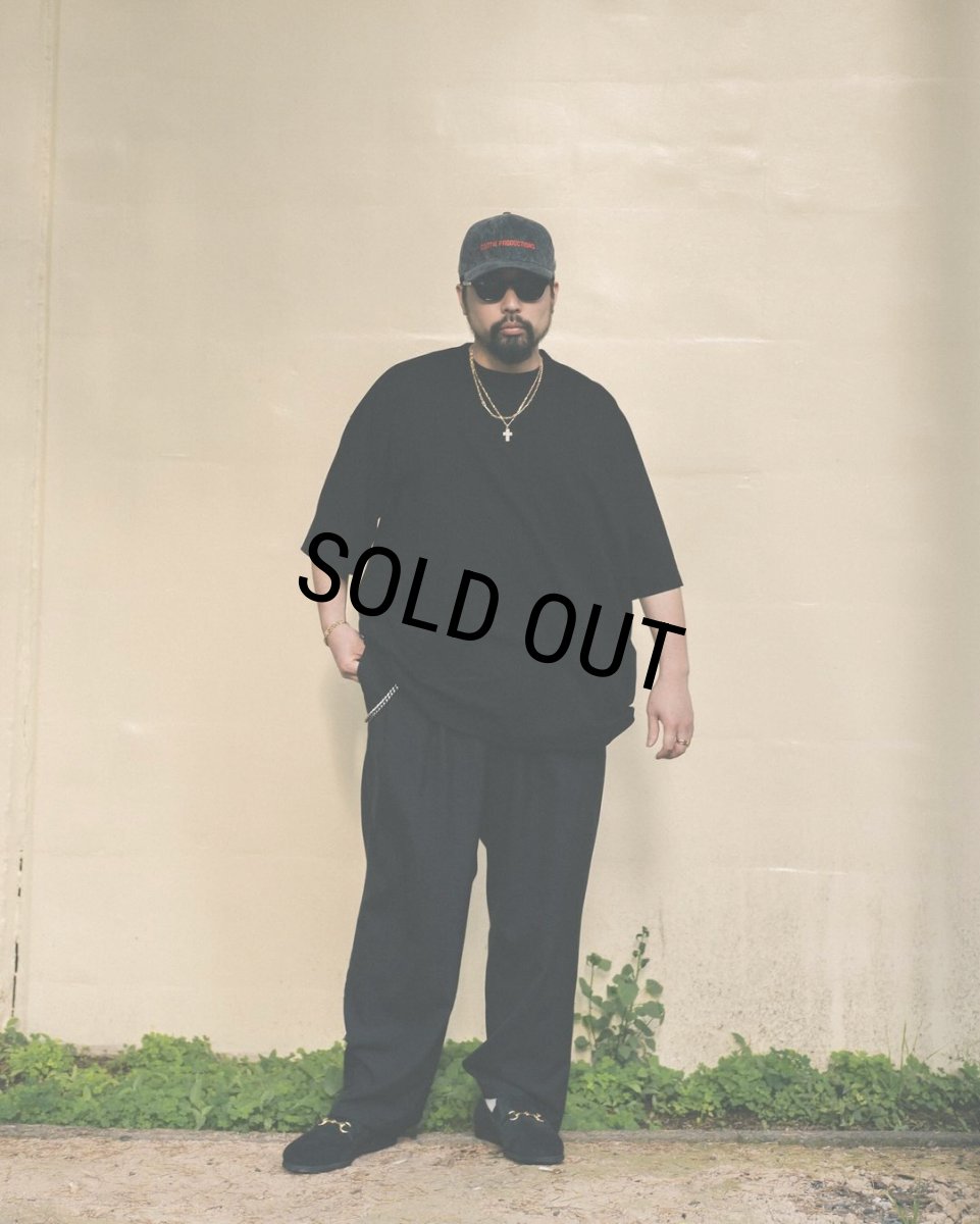 画像4: COOTIE PRODUCTIONS/Supima Oversized S/S Tee（Black）［スーピマオーバーサイズT-24春夏］ (4)