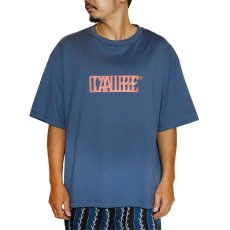 画像4: 【30%OFF】CALEE/DROP SHOULDER CALEE BLUR LOGO TEE（YELLOW）［ドロップショルダープリントT-24春夏］ (4)