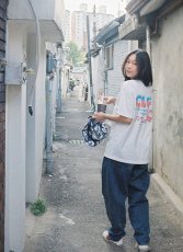 画像9: CHALLENGER/WIDE WASHED DENIM PANTS（WASHED INDIGO）［ワイドウォッシュドデニムパンツ-24春夏］ (9)