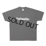 ROTTWEILER/PIGMENT CLASSIC TEE（CHARCOAL）［プリントT-24春夏］