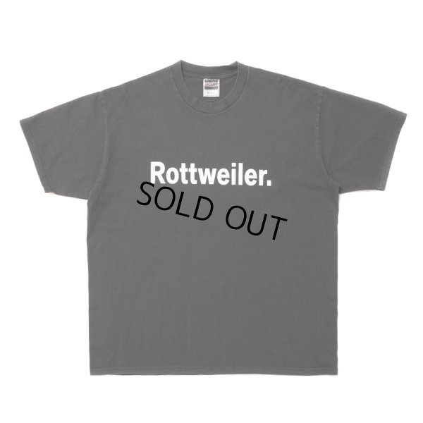 画像1: ROTTWEILER/PIGMENT CLASSIC TEE（CHARCOAL）［プリントT-24春夏］