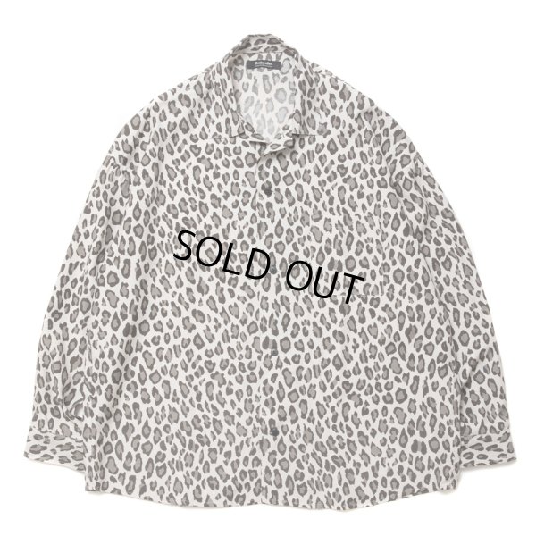 画像1: 【30%OFF】ROTTWEILER/R9 LEOPARD L/S SHIRT（BEIGE）［レオパードシャツ-24春夏］