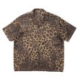 画像1: 【30%OFF】ROTTWEILER/R9 LEOPARD S/S SHIRT（BEIGE）［レオパードシャツ-24春夏］ (1)