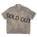 【40%OFF】ROTTWEILER/R9 LEOPARD S/S SHIRT（BEIGE）［レオパードシャツ-24春夏］