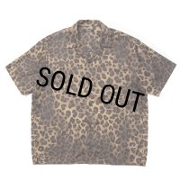 【40%OFF】ROTTWEILER/R9 LEOPARD S/S SHIRT（BEIGE）［レオパードシャツ-24春夏］