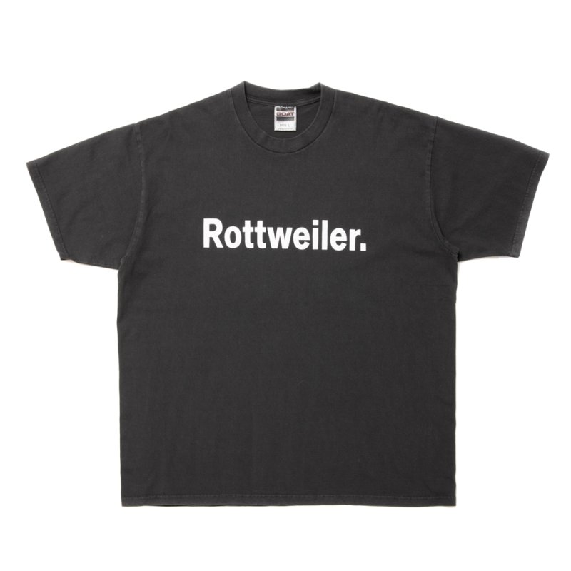 画像1: ROTTWEILER/PIGMENT CLASSIC TEE（CHARCOAL）［プリントT-24春夏］