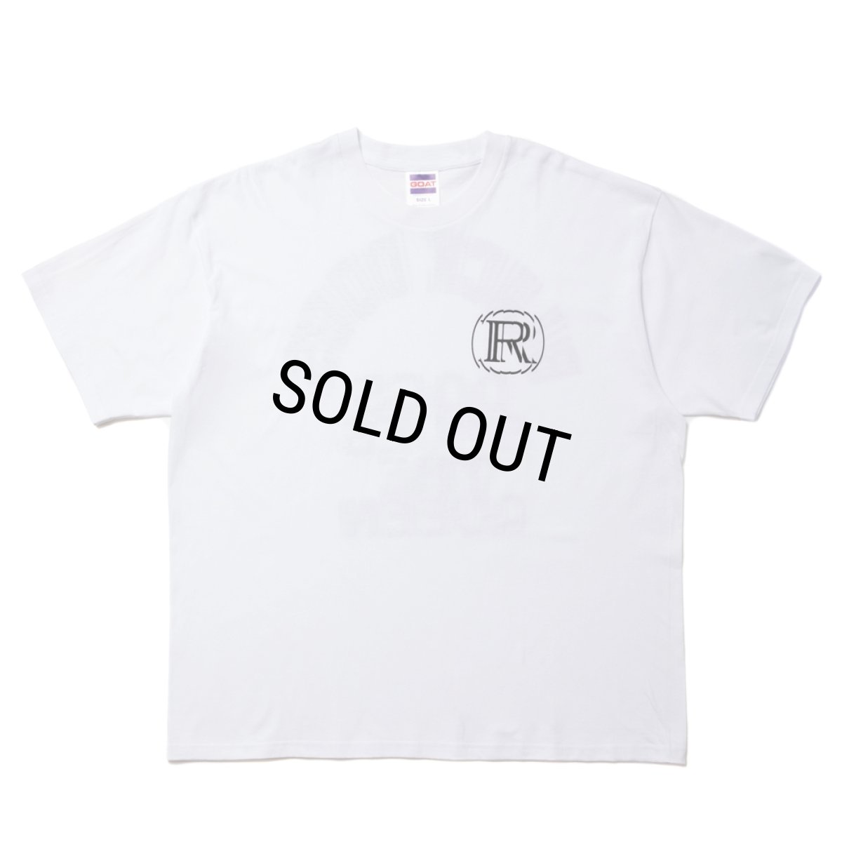 画像2: 【30%OFF】ROTTWEILER/CIRCLE TEE（WHITE）［プリントT-24春夏］ (2)