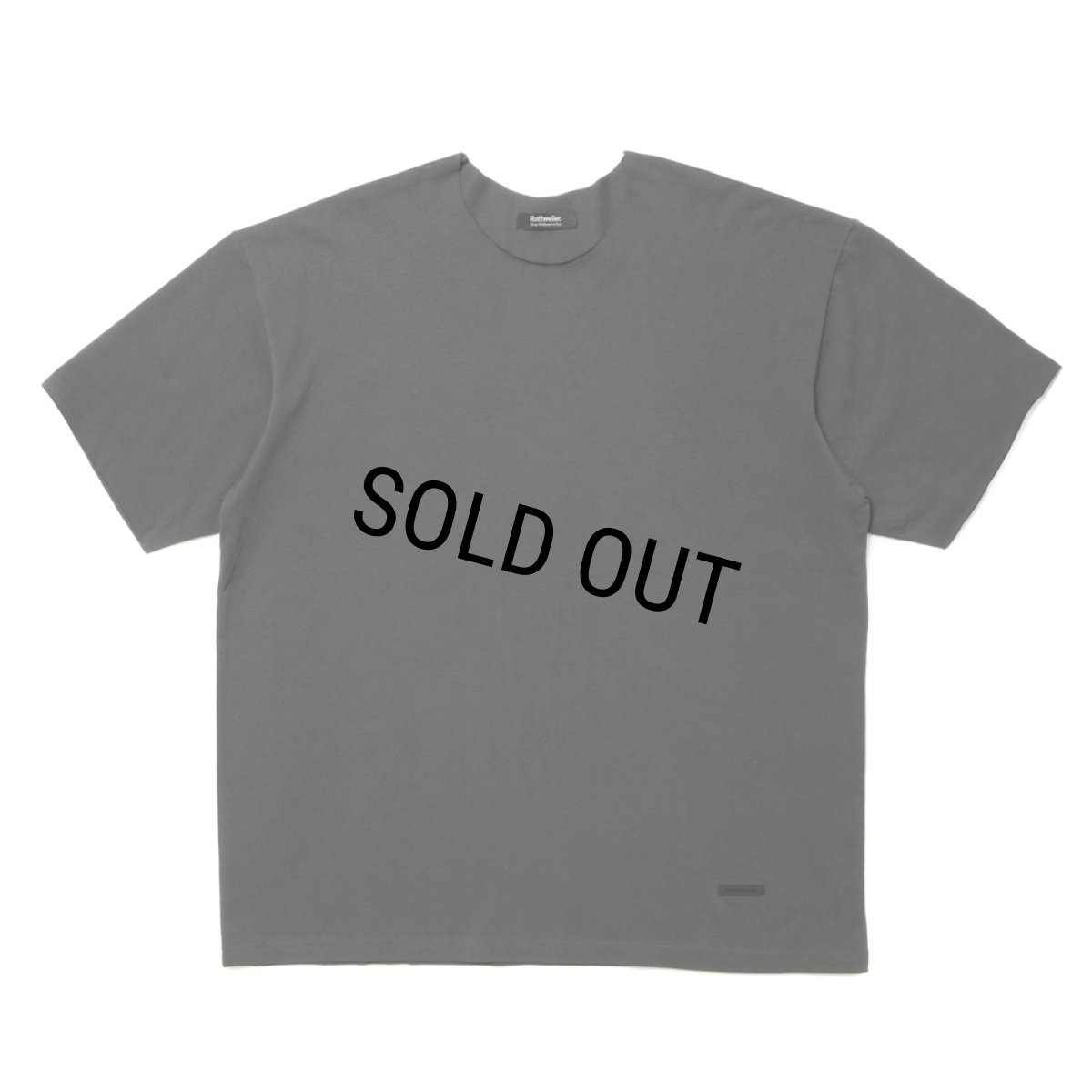 画像1: ROTTWEILER/R9 CUT OFF TEE（CHARCOAL）［カットオフT-24春夏］ (1)