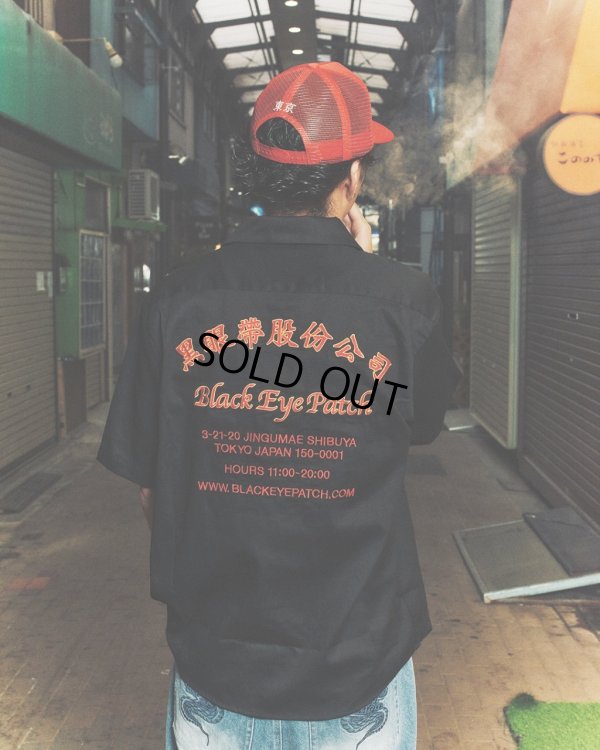 画像4: BlackEyePatch/CHINATOWN STORE S/S WORK SHIRT（BLACK）
