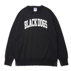 画像1: ROTTWEILER/B.D DAMAGE SWEATER（CHARCOAL） 【30%OFF】［ユーズド加工クルーネックスウェット-24春夏］ (1)