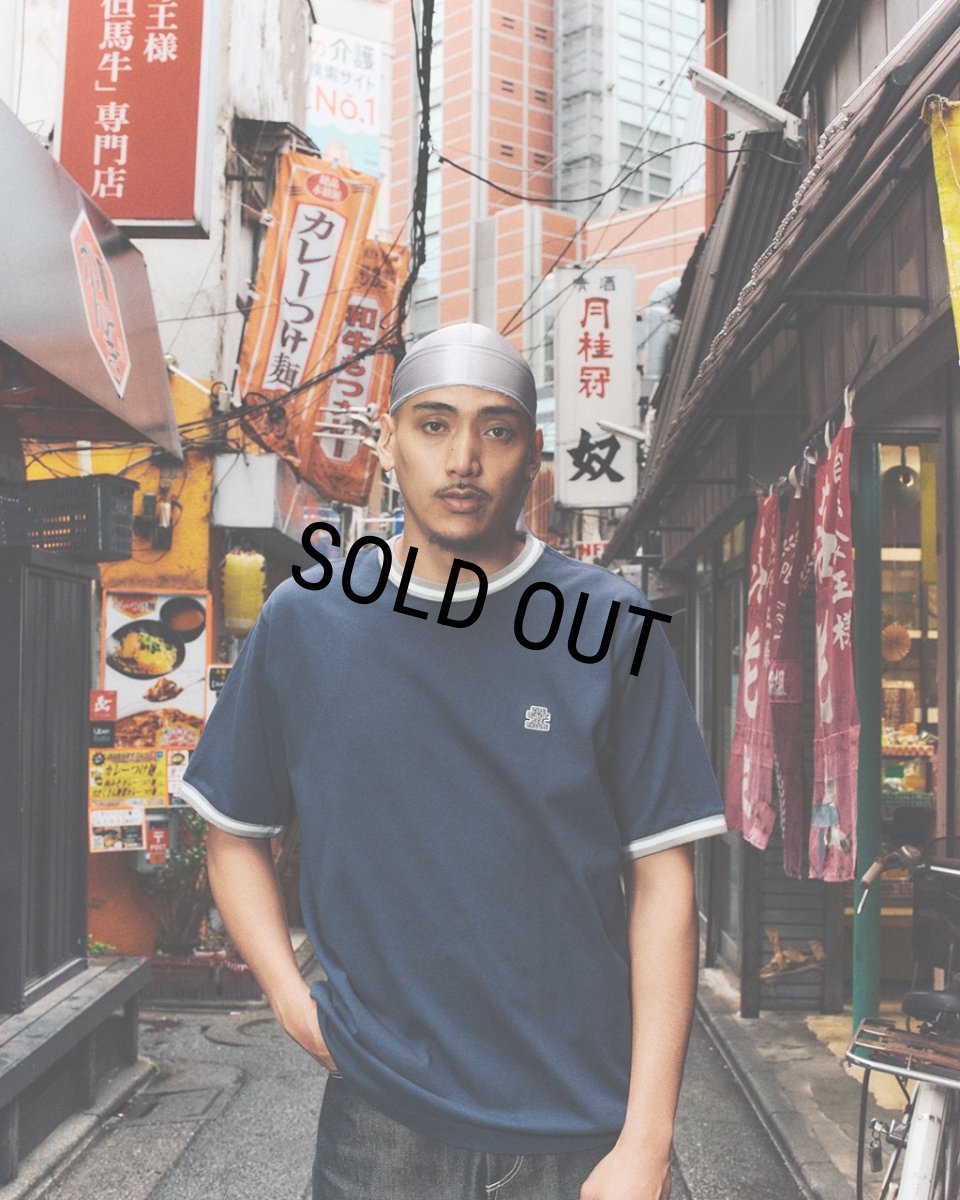 画像3: BlackEyePatch/SMALL OG LABEL RIB KNITTED TEE(NAVY) (3)