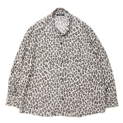 他の写真1: 【30%OFF】ROTTWEILER/R9 LEOPARD L/S SHIRT（BEIGE）［レオパードシャツ-24春夏］