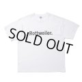ROTTWEILER/PIGMENT CLASSIC TEE（WHITE） 【30%OFF】［プリントT-24春夏］