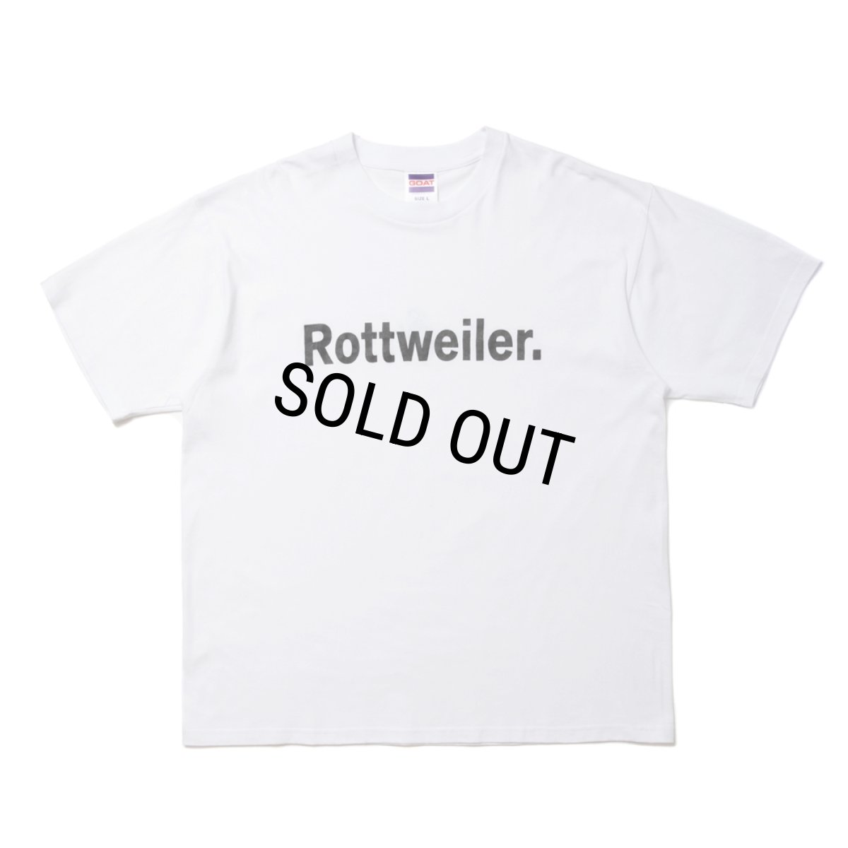 画像1: ROTTWEILER/PIGMENT CLASSIC TEE（WHITE） 【30%OFF】［プリントT-24春夏］ (1)