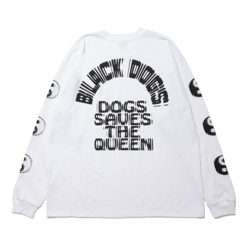 画像2: 【30%OFF】ROTTWEILER/CIRCLE L/S TEE（WHITE）［プリント長袖T-24春夏］