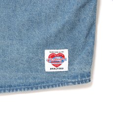 画像6: CHALLENGER/L/S TIE DYE SLEEVE DENIM SHIRT（WASHED INDIGO）［タイダイスリーブデニムシャツ-24春夏］ (6)