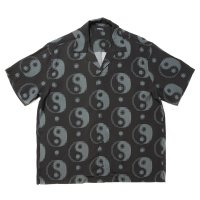【30%OFF】ROTTWEILER/R9 YIN-YANG S/S SHIRT（BLACK）［陰陽シャツ-24春夏］