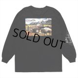 PORKCHOP/F-100 L/S TEE（BLACK）［プリント長袖T-24春夏］