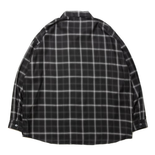 他の写真2: ROTTWEILER/R9 CHECK SHIRT（BLACK） 【40%OFF】［チェックオープンカラーシャツ-23秋冬］