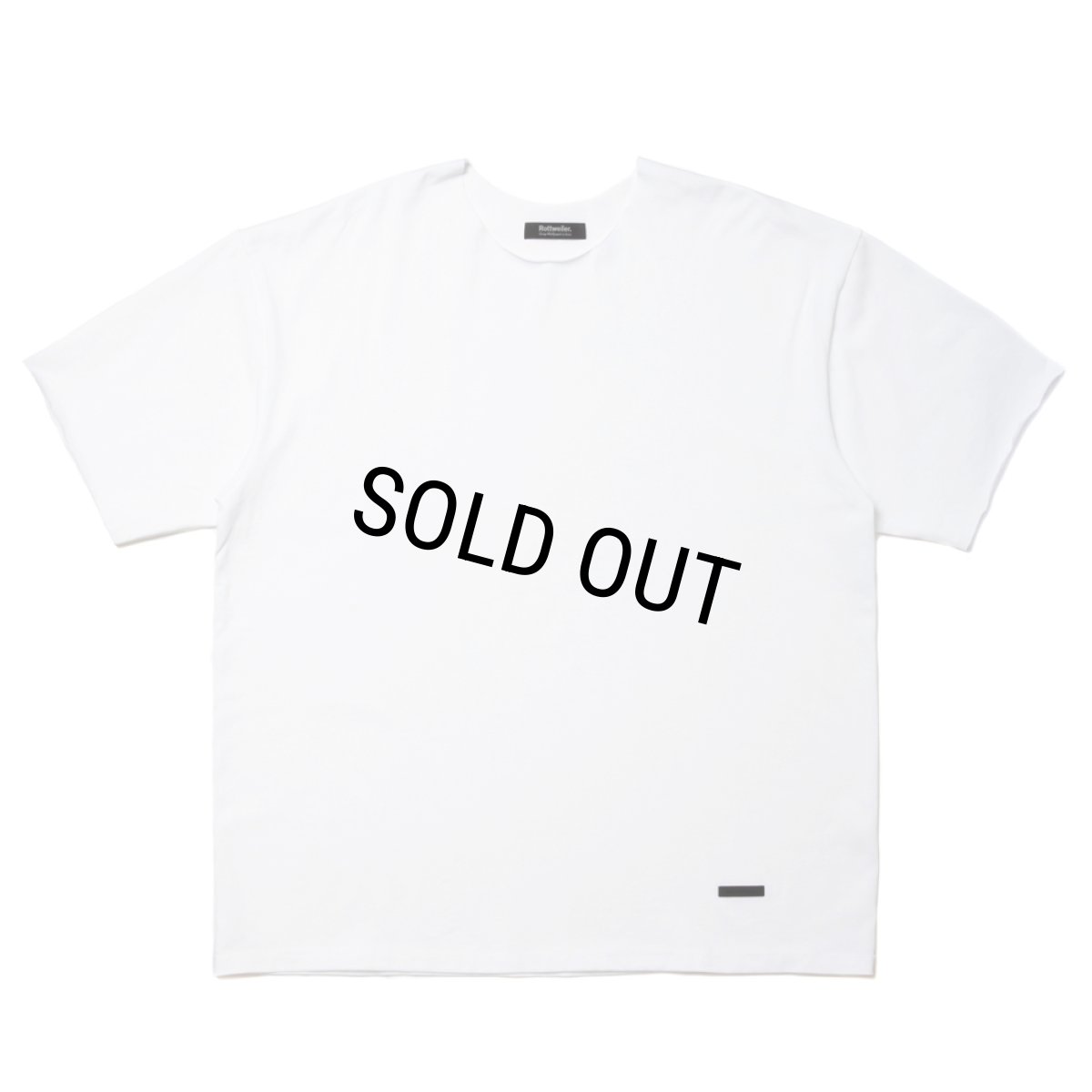 画像1: ROTTWEILER/R9 CUT OFF TEE（WHITE）［カットオフT-24春夏］ (1)