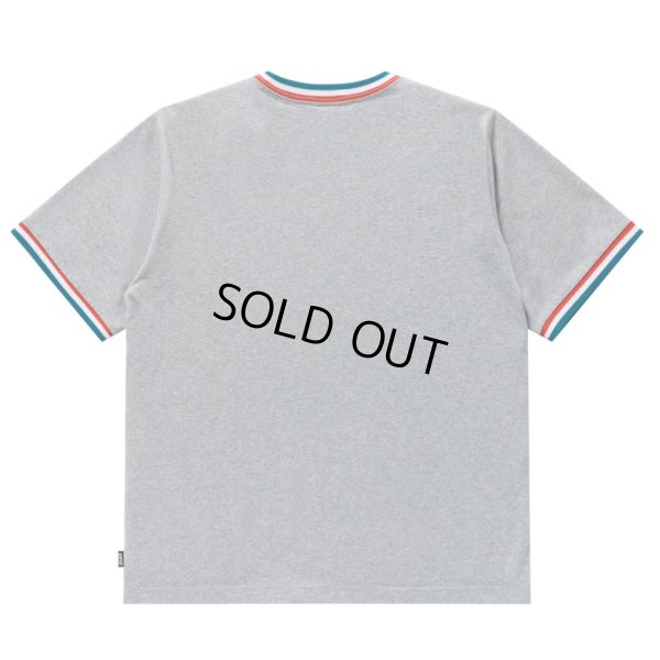画像2: BlackEyePatch/SMALL OG LABEL RIB KNITTED TEE（HEATHER GRAY）