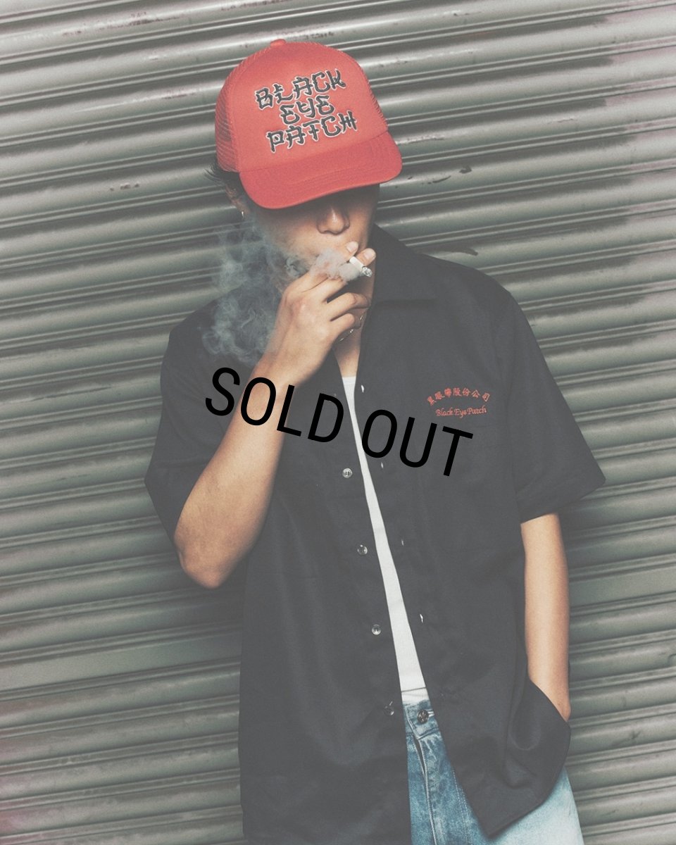 画像3: BlackEyePatch/CHINATOWN STORE S/S WORK SHIRT（BLACK） (3)