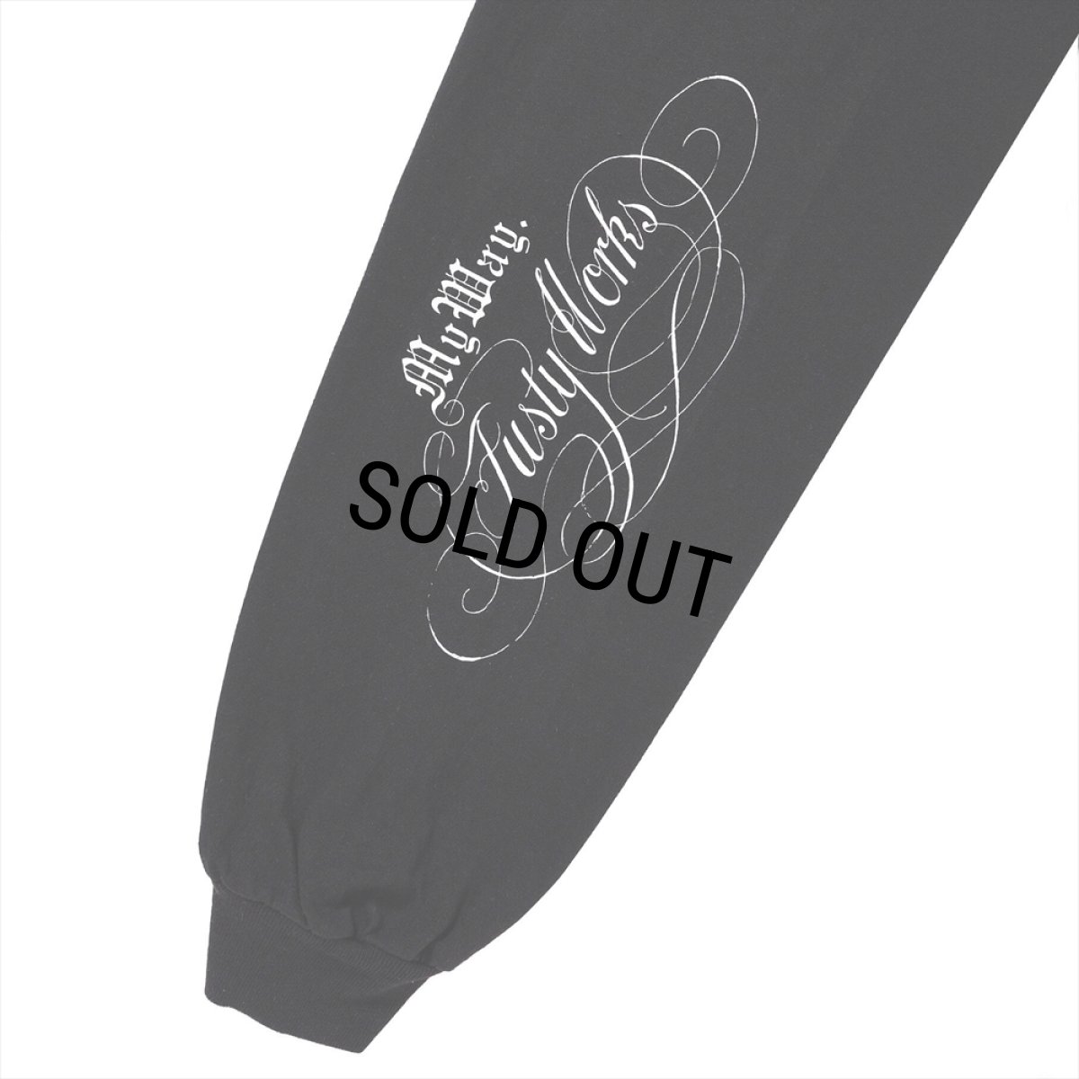 画像3: PORKCHOP/F-100 L/S TEE（BLACK）［プリント長袖T-24春夏］ (3)