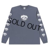 BlackEyePatch/KUSTOM CAR EMBLEM L/S TEE（NAVY）