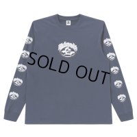 BlackEyePatch/KUSTOM CAR EMBLEM L/S TEE（NAVY）