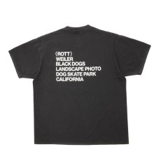 画像2: ROTTWEILER/PIGMENT PHOTO TEE（CHARCOAL） 【30%OFF】［プリントT-24春夏］ (2)