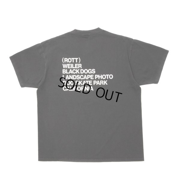 画像2: ROTTWEILER/PIGMENT PHOTO TEE（CHARCOAL） 【30%OFF】［プリントT-24春夏］