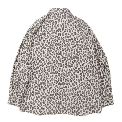 画像2: 【30%OFF】ROTTWEILER/R9 LEOPARD L/S SHIRT（BEIGE）［レオパードシャツ-24春夏］