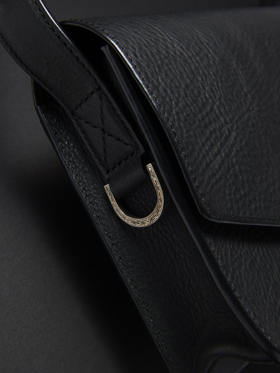 画像5: ANTIDOTE BUYERS CLUB/Leather Wearable Bag（Black） (5)