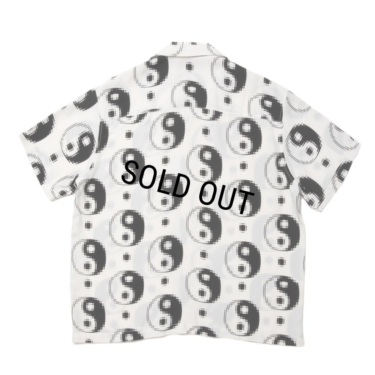 画像2: ROTTWEILER/R9 YIN-YANG S/S SHIRT（WHITE）［陰陽シャツ-24春夏］ (2)