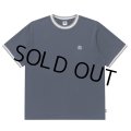 BlackEyePatch/SMALL OG LABEL RIB KNITTED TEE（NAVY）