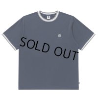 BlackEyePatch/SMALL OG LABEL RIB KNITTED TEE（NAVY）