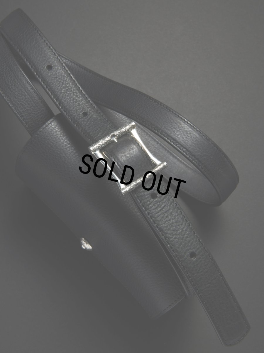 画像2: ANTIDOTE BUYERS CLUB/Leather Wearable Bag（Black） (2)