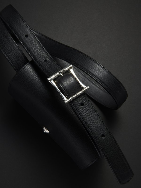 画像2: ANTIDOTE BUYERS CLUB/Leather Wearable Bag（Black）