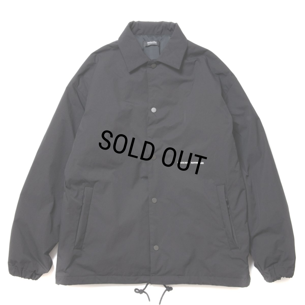 画像1: ROTTWEILER/R9 COACH JACKET（BLACK） 【40%OFF】［コーチJKT-23秋冬］ (1)