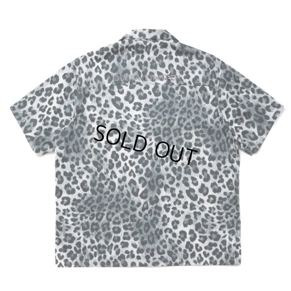 画像2: ROTTWEILER/R9 LEOPARD S/S SHIRT（GRAY） 【30%OFF】［レオパードシャツ-24春夏］