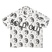 ROTTWEILER/R9 YIN-YANG S/S SHIRT（WHITE）［陰陽シャツ-24春夏］