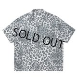 ROTTWEILER/R9 LEOPARD S/S SHIRT（GRAY） 【30%OFF】［レオパードシャツ-24春夏］