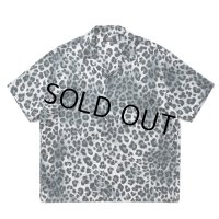 ROTTWEILER/R9 LEOPARD S/S SHIRT（GRAY） 【30%OFF】［レオパードシャツ-24春夏］