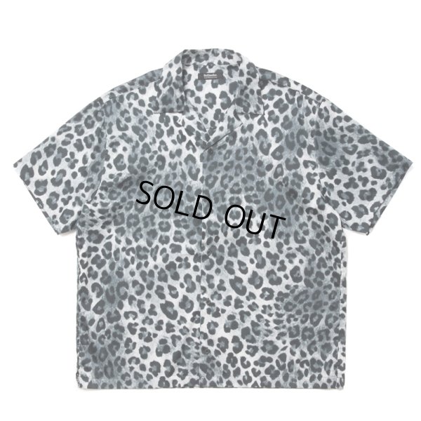 画像1: ROTTWEILER/R9 LEOPARD S/S SHIRT（GRAY） 【30%OFF】［レオパードシャツ-24春夏］